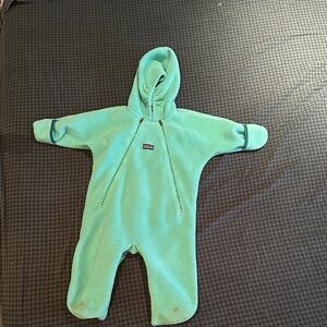 Patagonia Cozy Green Kids One Piece